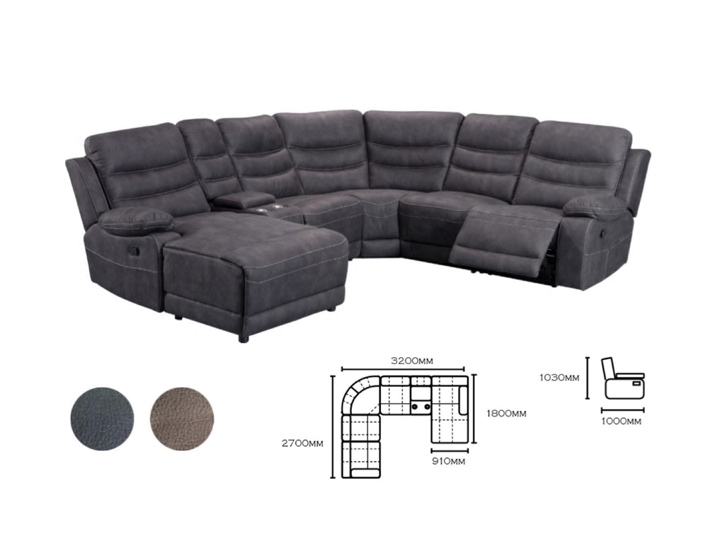 Brooklyn Corner lounge-Bedding & Furniture - Browns Plains 